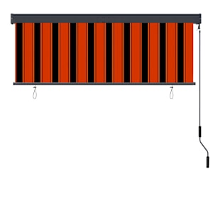 Venkovní roleta 160 x 250 cm oranžovo-hnědá - obrázek 4