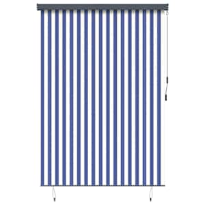 Venkovní roleta 170 x 250 cm modrobílá - obrázek 2