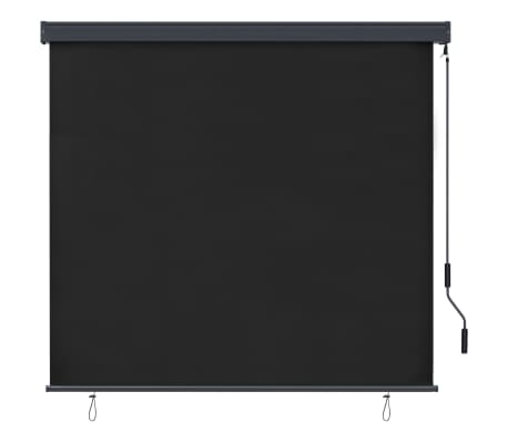 vidaXL Outdoor Roller Blind 66.9"x98.4" Anthracite