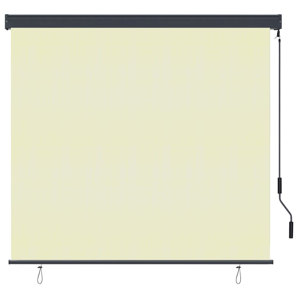 

vidaXL Rolgordijn voor buiten 170x250 cm crème