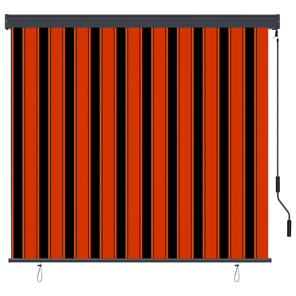 

vidaXL Rolgordijn voor buiten 170x250 cm oranje en bruin