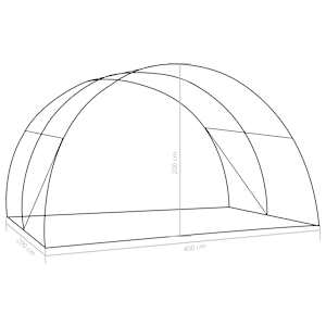 Fóliovník 8 m² 2 x 4 x 2 m - obrázek 12
