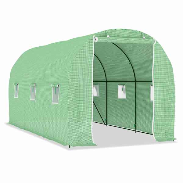 vidaXL kasvuhoone 9 m&sup2; 4,5 x 2 x 2 m