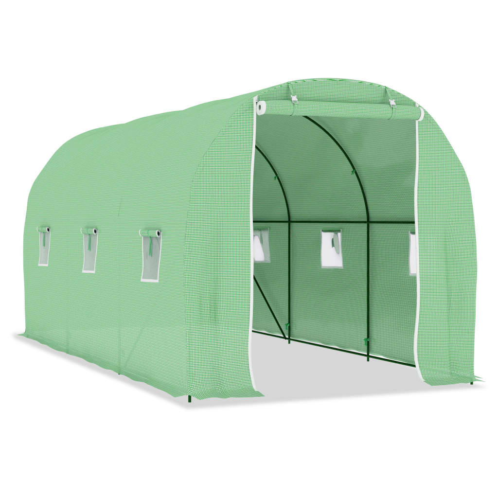 vidaXL Fóliovník 9 m² 4,5 x 2 x 2 m