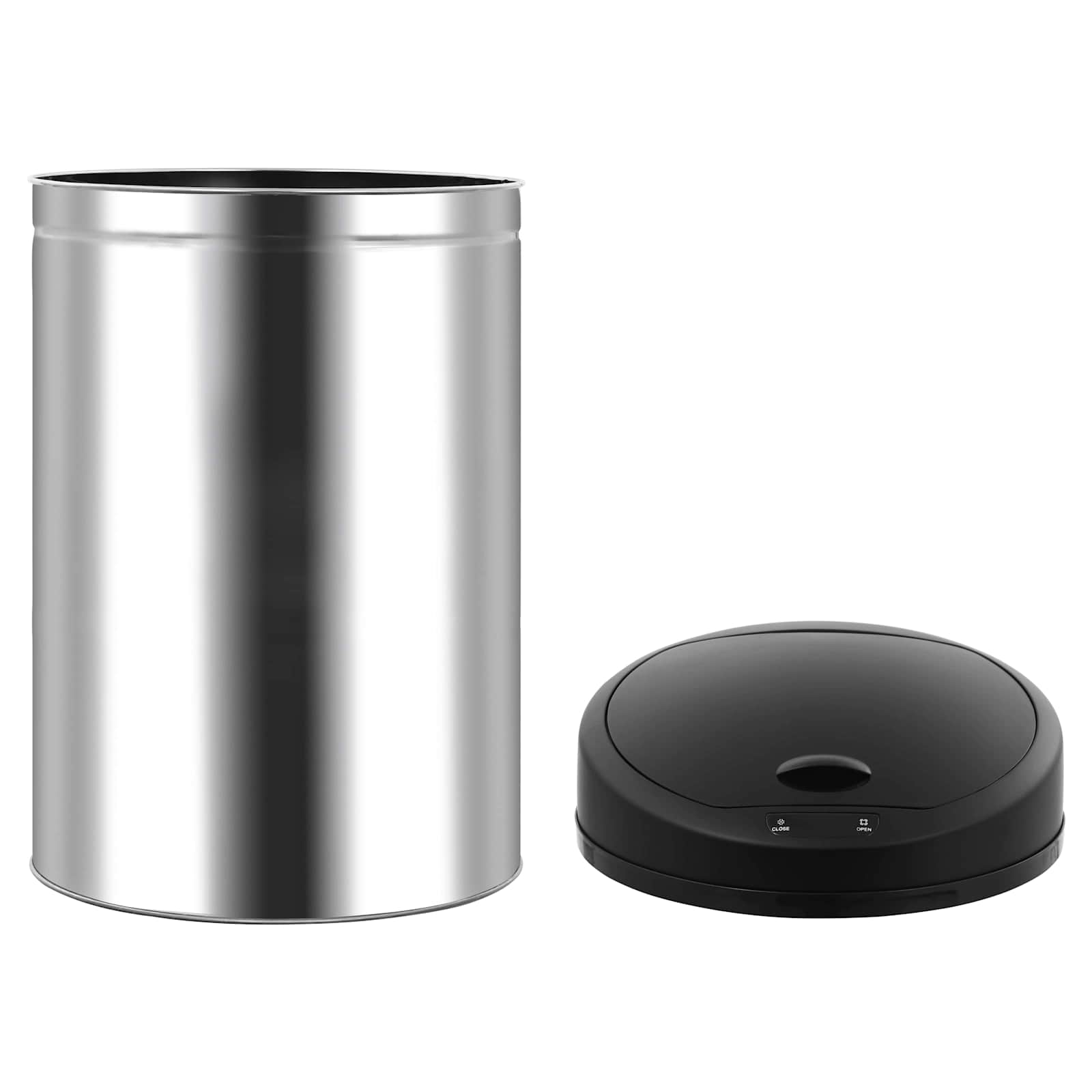 Atkritumu grozi Melna Nerūsējošs tērauds