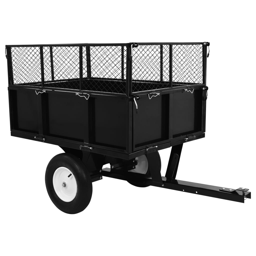 Petrashop  Sklápěcí přívěsný vozík pro zahradní sekačku nosnost 300 kg