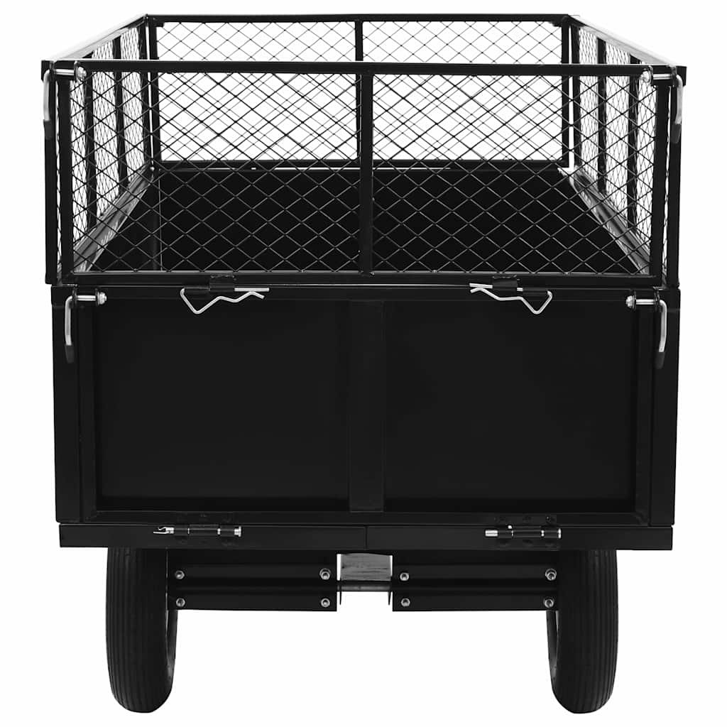 Remorque Basculante Pour Tondeuse De Pelouse Charge De 300 Kg VidaXL 13 width=274