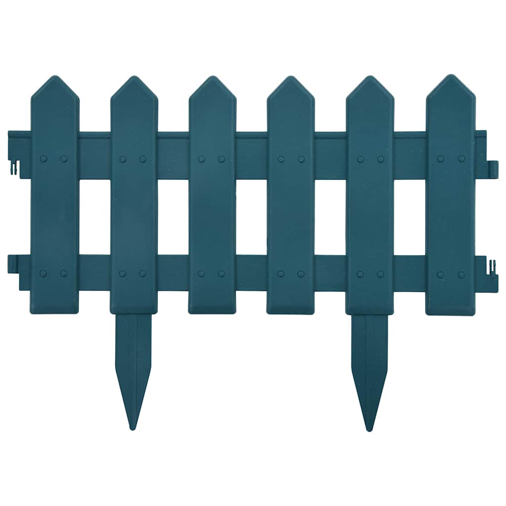 Thumbnail - vidaXL Rasenkanten 25 Stk. Grün 10 m PP