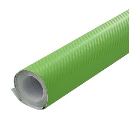 vidaXL Film mat 3D de voiture Vert 200x152 cm