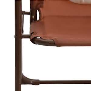 3dílný dětský zahradní bistro set se slunečníkem hnědý - obrázek 9