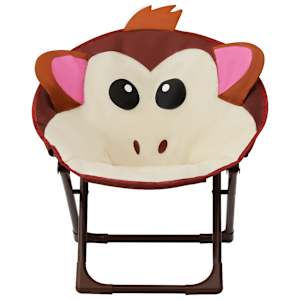 vidaXL Vaiki&scaron;kos sodo kėdės, 2vnt., rudos spalvos, audinys