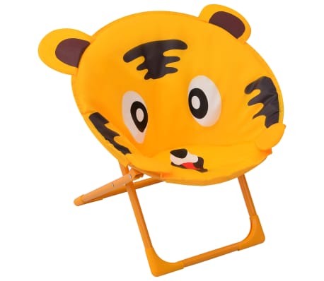 vidaXL Vaiki&scaron;kos sodo kėdės, 2vnt., geltonos spalvos, audinys