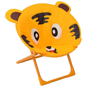 vidaXL Vaiki&scaron;kos sodo kėdės, 2vnt., geltonos spalvos, audinys