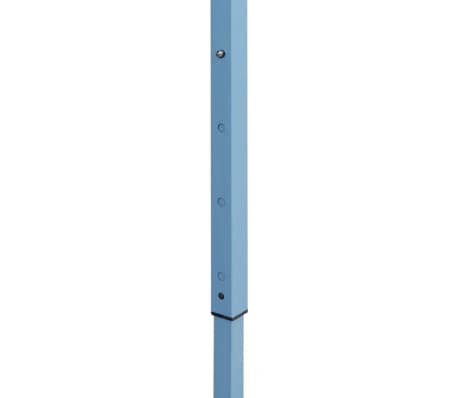 vidaXL Gazebo Professionale Pieghevole 3x6 m Acciaio Bianco