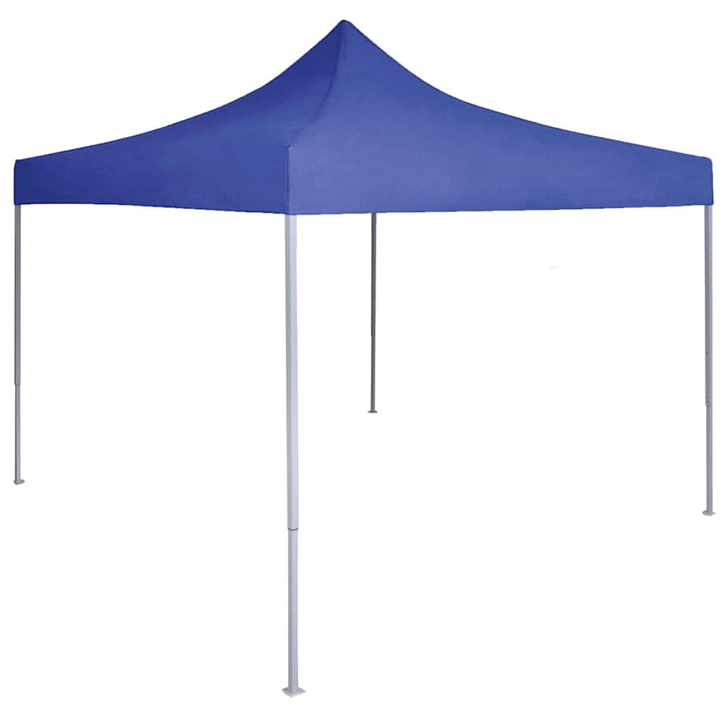 vidaXL Profesionálny skladací párty stan 2x2 m, oceľ, modrý