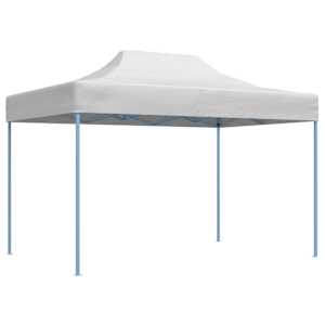 vidaXL professionaalne kokkupandav peotelk, 280x410x315 cm teras, valge