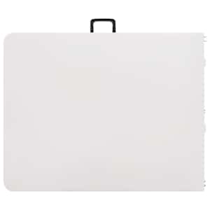 Skládací zahradní stůl bílý 180 x 72 x 72 cm HDPE - obrázek 5