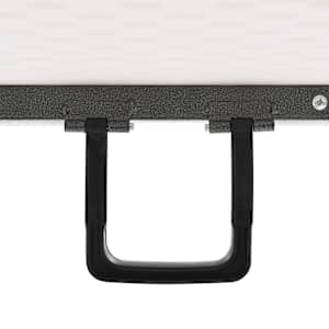 Skládací zahradní stůl bílý 180 x 72 x 72 cm HDPE - obrázek 7