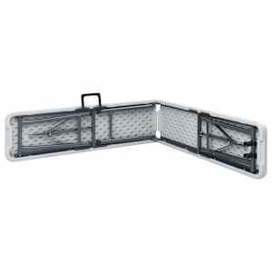 Skládací zahradní lavice 2 ks 180 cm HDPE bílé - obrázek 4