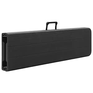 Skládací zahradní lavice 2 ks 180 cm HDPE černé - obrázek 6