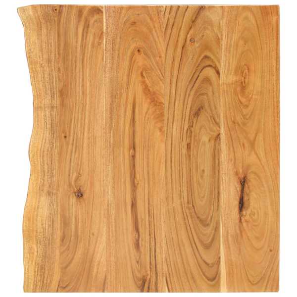 vidaXL vannitoakapi plaat tugevast akaatsiapuidust, 80x52x2,5 cm