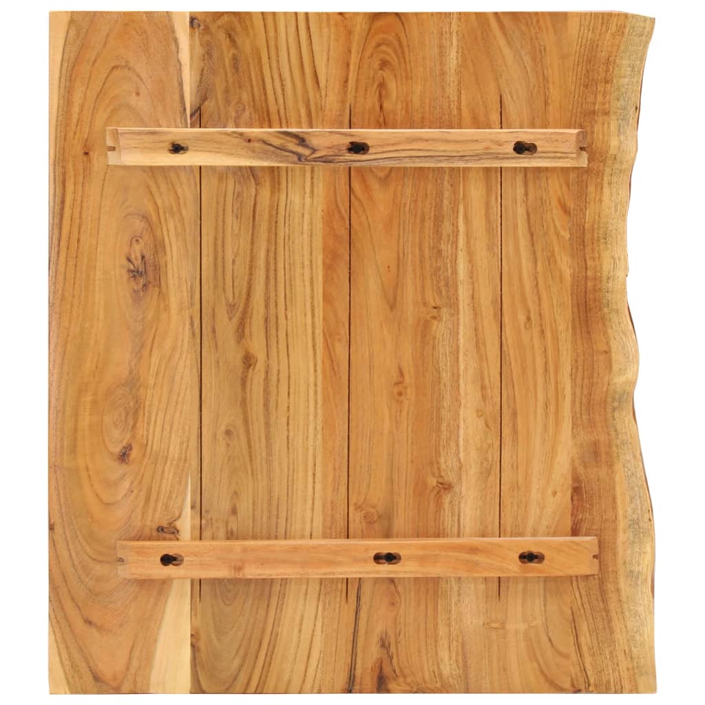 Badezimmer-Waschtischplatte Massivholz Akazie 80x52x2,5 cm | Stepinfit.de