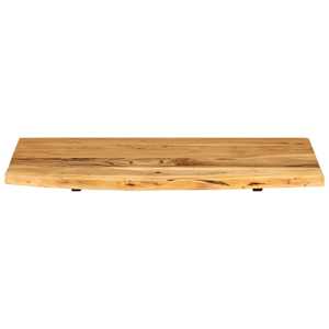 Krycí deska pro toaletní skříňku masivní akácie 80x52x2,5 cm - obrázek 3