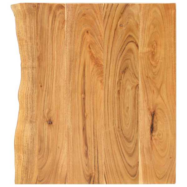 vidaXL vannitoakapi plaat tugevast akaatsiapuidust, 80x52x3,8 cm