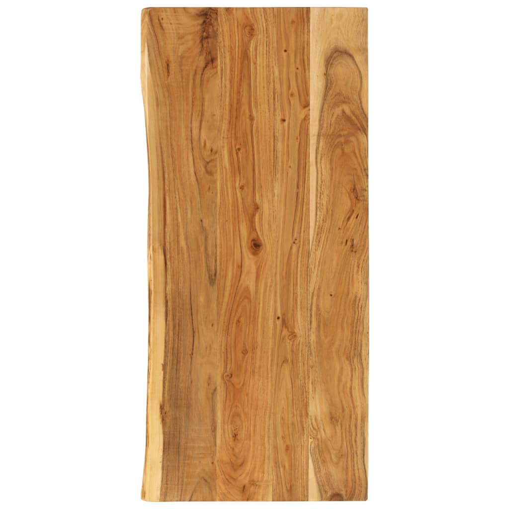 Badezimmer-Waschtischplatte Massivholz Akazie 118x55x2,5 cm