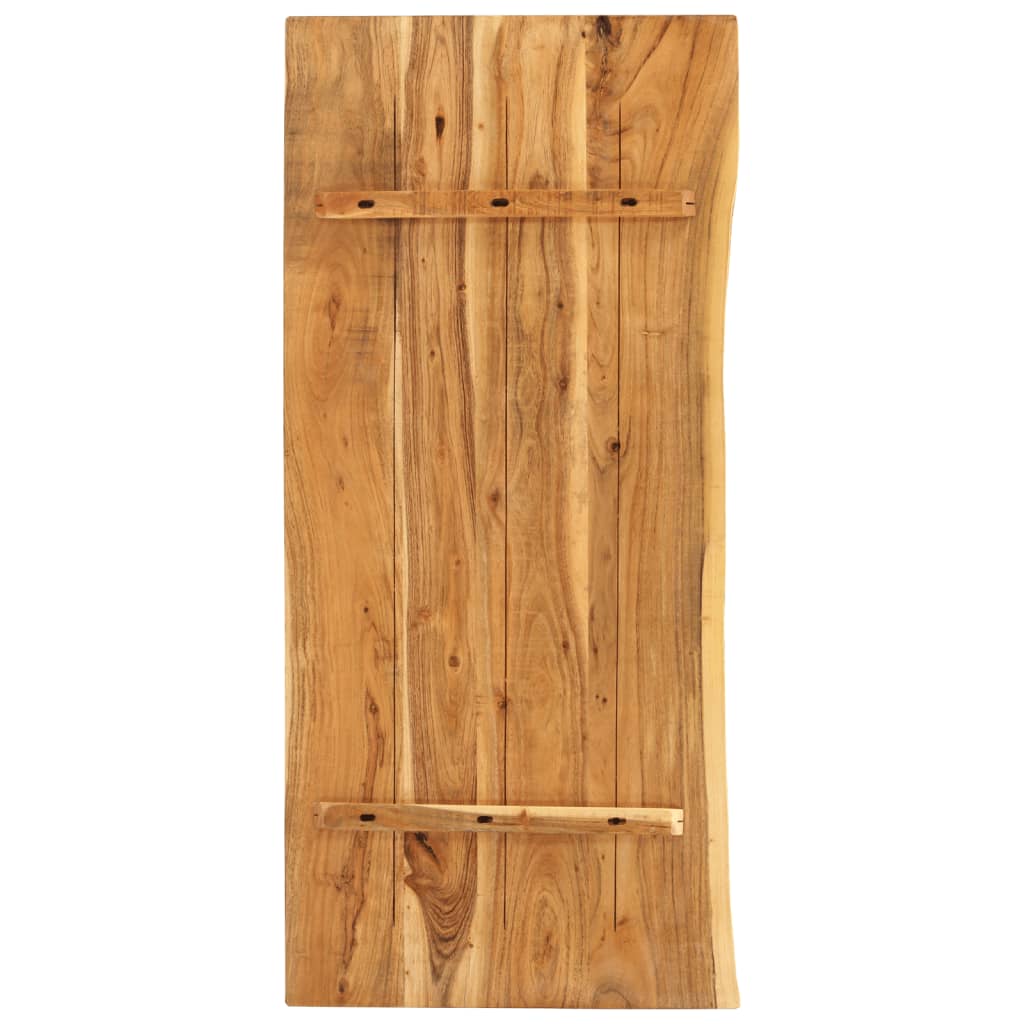 Badezimmer-Waschtischplatte Massivholz Akazie 114x52x2,5 cm | Stepinfit.de