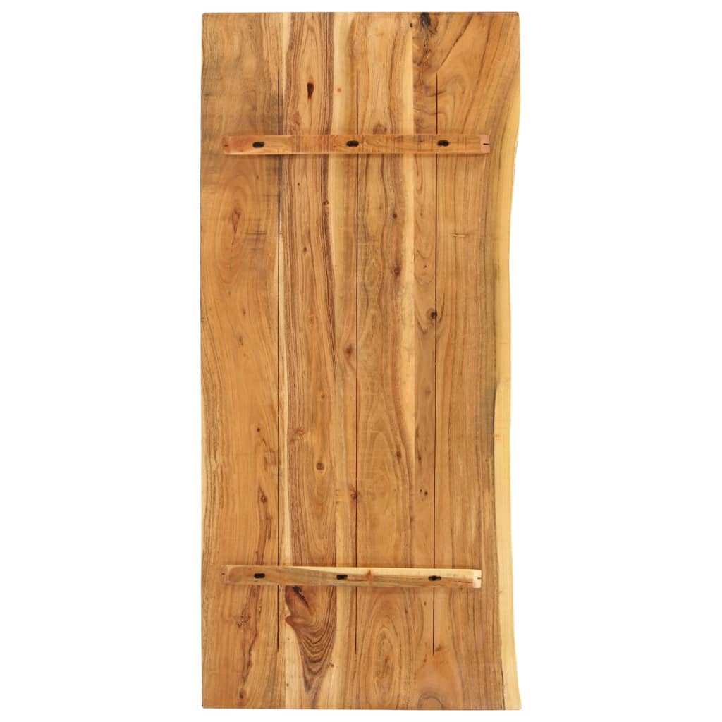 Badezimmer-Waschtischplatte Massivholz Akazie 140x52x2,5 cm | Stepinfit.de