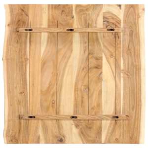 Stolní deska masivní akáciové dřevo 58 x (50–60) x 2,5 cm - obrázek 2