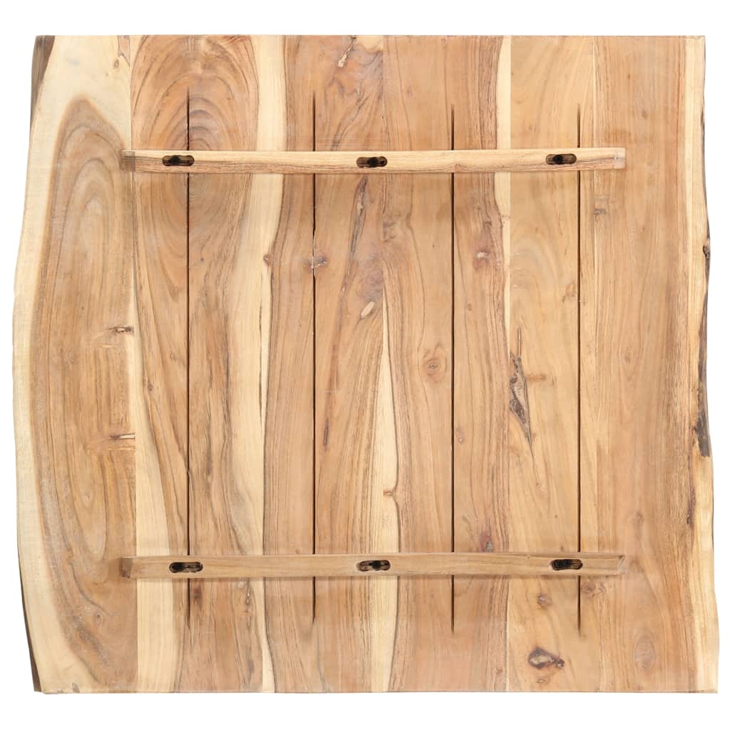 vidaXL Blat de masă, 58x(50-60)x3,8 cm, lemn masiv de acacia