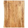 vidaXL lauaplaat akaatsiapuidust 80x(50-60)x2,5 cm