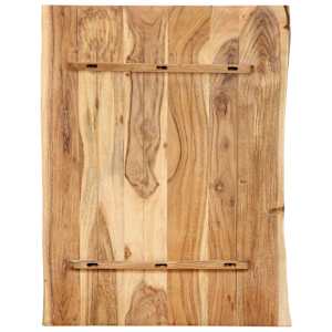 Stolní deska masivní akáciové dřevo 80 x (50–60) x 2,5 cm - obrázek 2