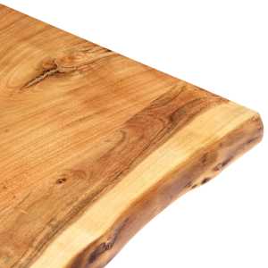 Stolní deska masivní akáciové dřevo 80 x (50–60) x 2,5 cm - obrázek 3