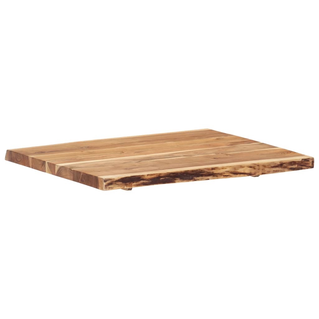 Stolní deska masivní akáciové dřevo 80 x (50–60) x 3,8 cm