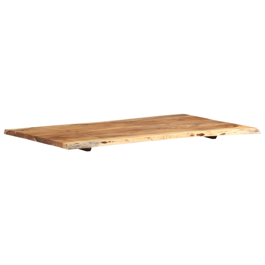 Stolní deska masivní akáciové dřevo 100 x (50–60) x 2,5 cm