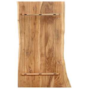 Stolní deska masivní akáciové dřevo 100 x (50–60) x 2,5 cm - obrázek 2
