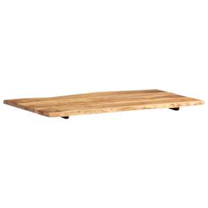 Stolní deska masivní akáciové dřevo 100 x (50–60) x 2,5 cm - obrázek 7
