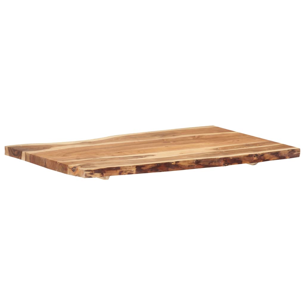 Stolní deska masivní akáciové dřevo 100 x (50–60) x 3,8 cm