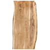 vidaXL lauaplaat akaatsiapuidust 118x(50-60)x2,5 cm