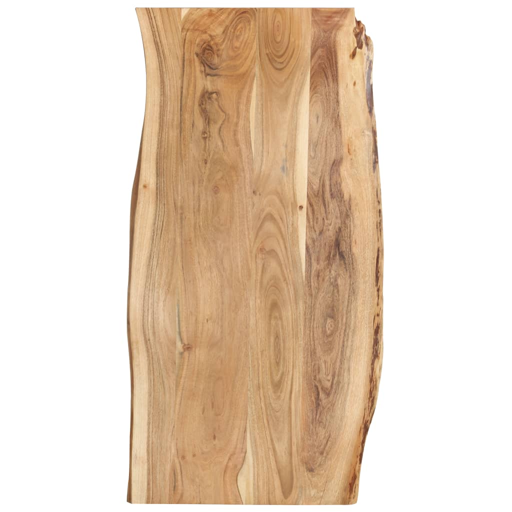 vidaXL Blat de masă, 118x(50-60)x2,5 cm, lemn masiv de acacia vidaXL