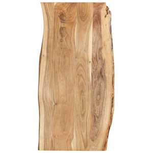 Stolní deska masivní akáciové dřevo 118 x (50–60) x 2,5 cm - obrázek 1