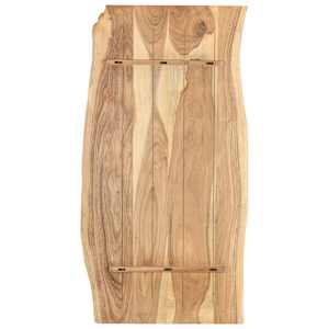 Stolní deska masivní akáciové dřevo 118 x (50–60) x 2,5 cm - obrázek 2