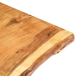 Stolní deska masivní akáciové dřevo 118 x (50–60) x 2,5 cm - obrázek 3