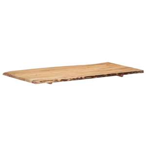 Stolní deska masivní akáciové dřevo 118 x (50–60) x 2,5 cm - obrázek 9