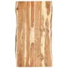 vidaXL lauaplaat akaatsiapuidust 118x(50-60)x3,8 cm