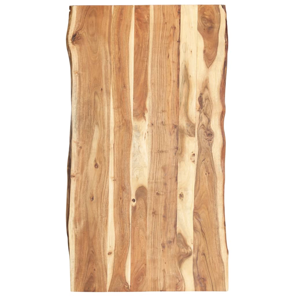 vidaXL Blat de masă, 118x(50-60)x3,8 cm, lemn masiv de acacia 118x(50-60)x38 imagine noua