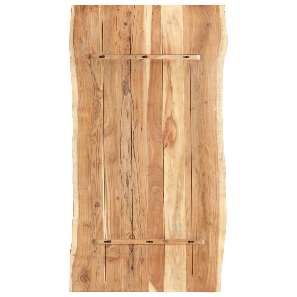Stolní deska masivní akáciové dřevo 118 x (50–60) x 3,8 cm